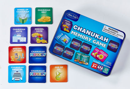 Chanukah Memory Game in Collectible Tin