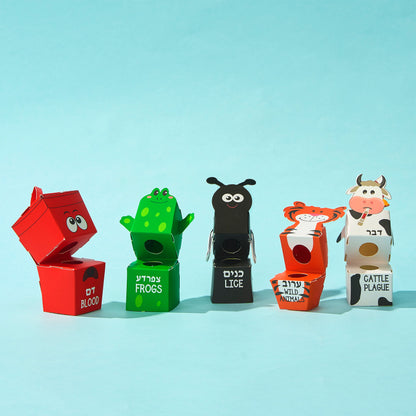 Ten Plagues 3D Finger Puppet Kit - Mitzvahland.com