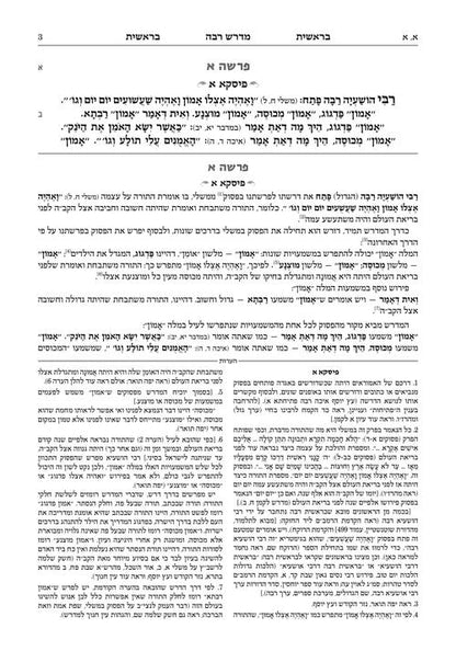 Ryzman Edition Hebrew Midrash Rabbah 12 Volume Chumash Set - Compact