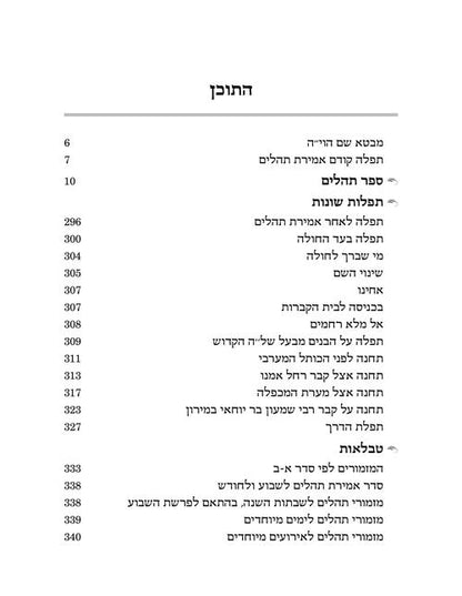 Large Type Tehillim - Hasbani Family Edition
