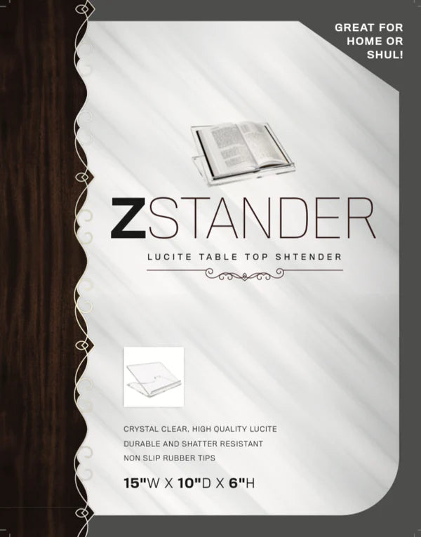 Zstander Small -- Lucite Tabletop Shtender