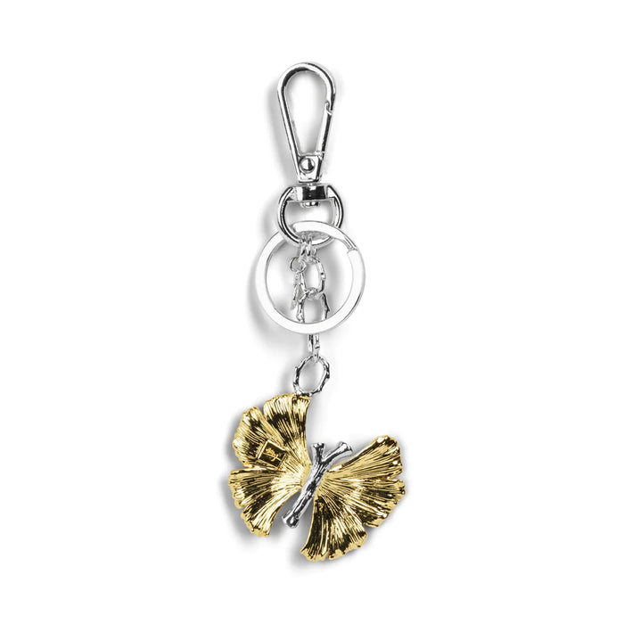 Butterfly Ginkgo Keychain