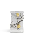 Pomegranate Silver & Gold Tzedakah Box