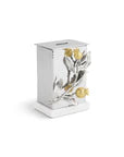 Pomegranate Silver & Gold Tzedakah Box