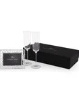 Reflective Champagne Flute & Heart Frame Gift Shop