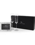 Reflective Champagne Flute & Heart Frame Gift Shop