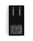 Reflective Champagne Flute & Heart Frame Gift Shop