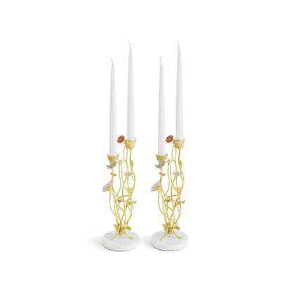Michael Aram Wildflowers Candleholders - set of two