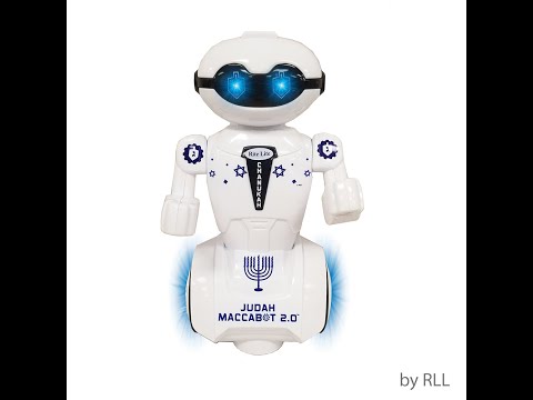 Judah Maccabot 2.0 Chanukah Robot, Plays 3 Chanukah songs