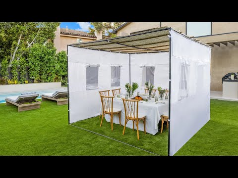 XL Adjustable Sukkah Kit - 100 Sizes in 1 Kit! - Certified Kosher  up to 10'x20'