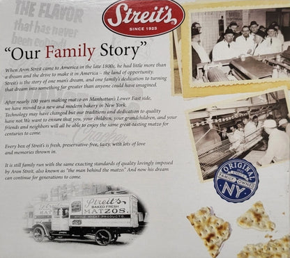 Streit's Matzos Kosher for Passover - 5 lbs - Mitzvahland.com