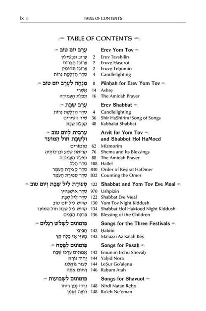 ArtScroll Sephardic Mahzor for the Festivals - Farah Family Edition