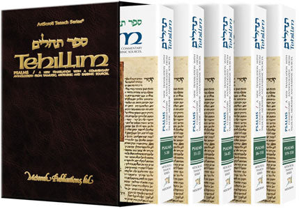 Tehillim Personal size - 5 Volume Slipcased Set - Mitzvahland.com