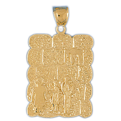 14K Gold Jewish Pendant Jewelry - Mitzvahland.com All your Judaica Needs!