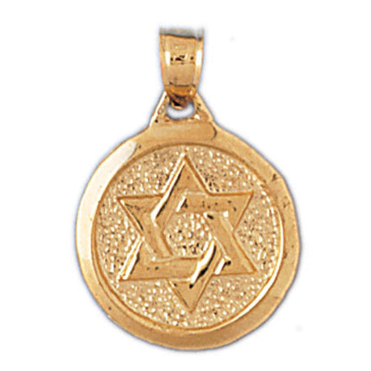 14K GOLD JEWISH CHARM - STAR OF DAVID Jewelry - Mitzvahland.com All your Judaica Needs!