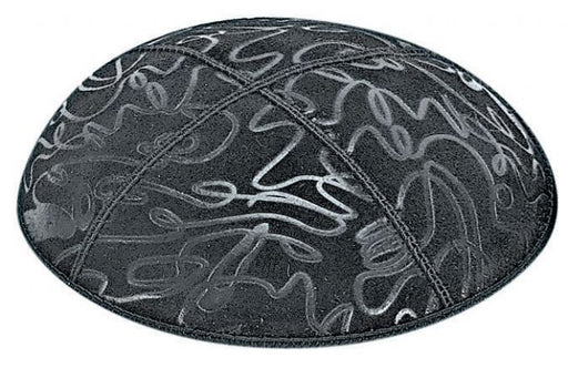 Scribble Embossed Kippah