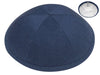 Navy Linen Kippah