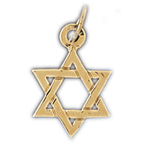 14K Gold Star of David Charm Jewelry - Mitzvahland.com All your Judaica Needs!