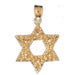 14K GOLD JEWISH CHARM - STAR OF DAVID Jewelry - Mitzvahland.com All your Judaica Needs!