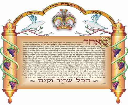 Sefer Torah Ketubah