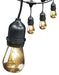 Sukkah Light 30 Feet,  10-Socket, 15 Bulbs - 5 extra Bulbs<BR>Outdoor String Light Set