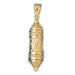14K Gold 3D Decorative Jewish Mezuzah Pendant Jewelry - Mitzvahland.com All your Judaica Needs!