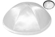 White Deluxe Satin Kippah  - Per Piece