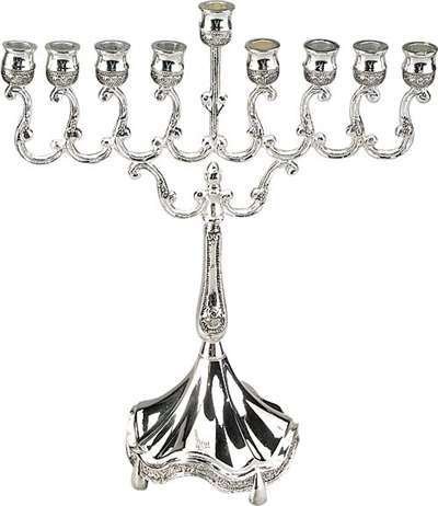 Silver Plated Menorah - Extra Small