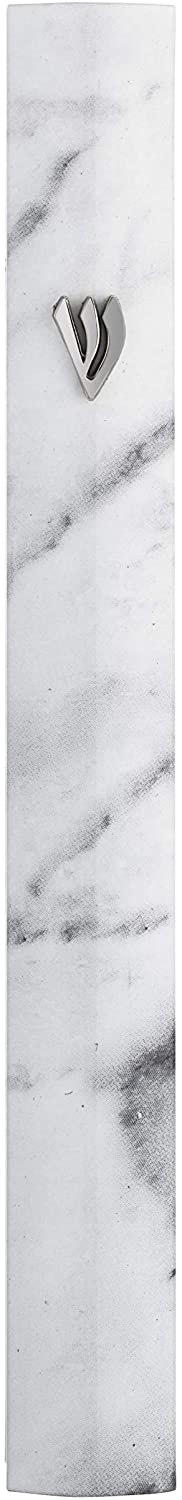 White Marble Mezuzah