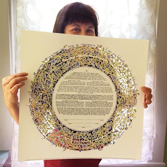 Papercut Ketubah - Song of Love Ketubah