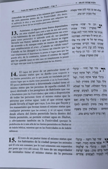 Coleccion Mishne Tora Español - Rambam - 10 volumenes. Maimonides. Bilingue