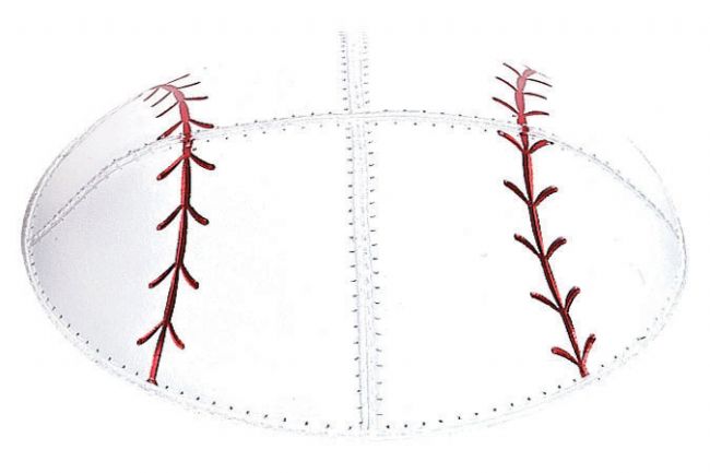 Baseball Leather Kippah Kippot / Yarmulkes - Mitzvahland.com All your Judaica Needs!