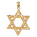 14K GOLD JEWISH CHARM - STAR OF DAVID Jewelry - Mitzvahland.com All your Judaica Needs!