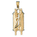 14K Gold Torah w/Jewish Star Pendant Jewelry - Mitzvahland.com All your Judaica Needs!