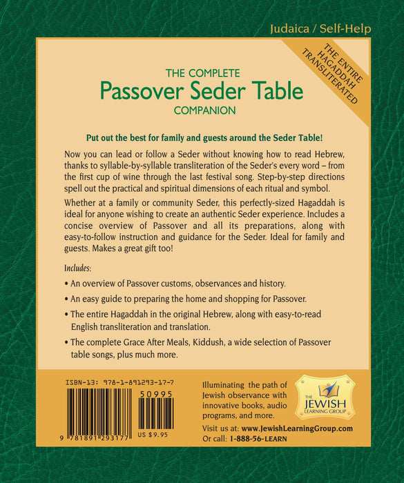 The Complete Passover Seder Table Companion