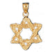 14K GOLD JEWISH CHARM - STAR OF DAVID Jewelry - Mitzvahland.com All your Judaica Needs!