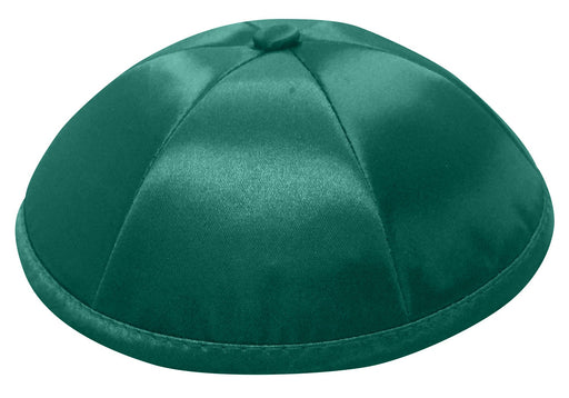 Teal Deluxe Satin Kippah - Per Piece