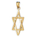 14K GOLD JEWISH CHARM - STAR OF DAVID Jewelry - Mitzvahland.com All your Judaica Needs!