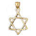 14K GOLD JEWISH CHARM - STAR OF DAVID Jewelry - Mitzvahland.com All your Judaica Needs!