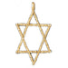 14K GOLD JEWISH CHARM - STAR OF DAVID Jewelry - Mitzvahland.com All your Judaica Needs!