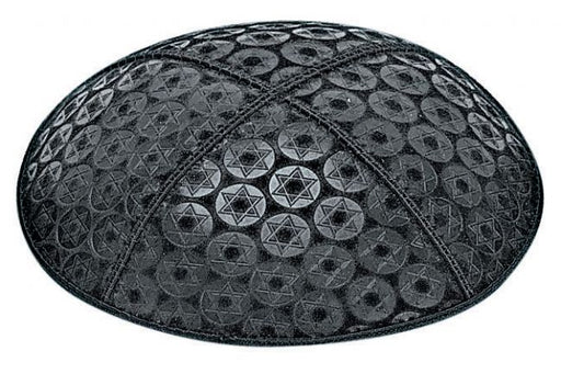 Small Star of David Embossed Kippah