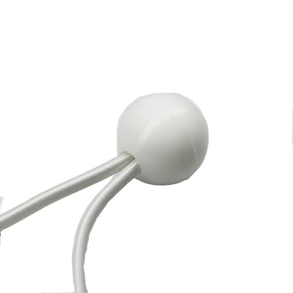 9" Premium White  Bungees Ball 50 pc