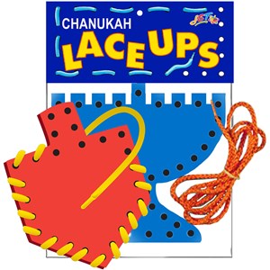 Chanukah Lacing Shapes