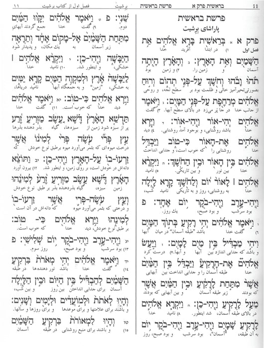 Interlinear Persian Torah Complete - Leather - Mitzvahland.com