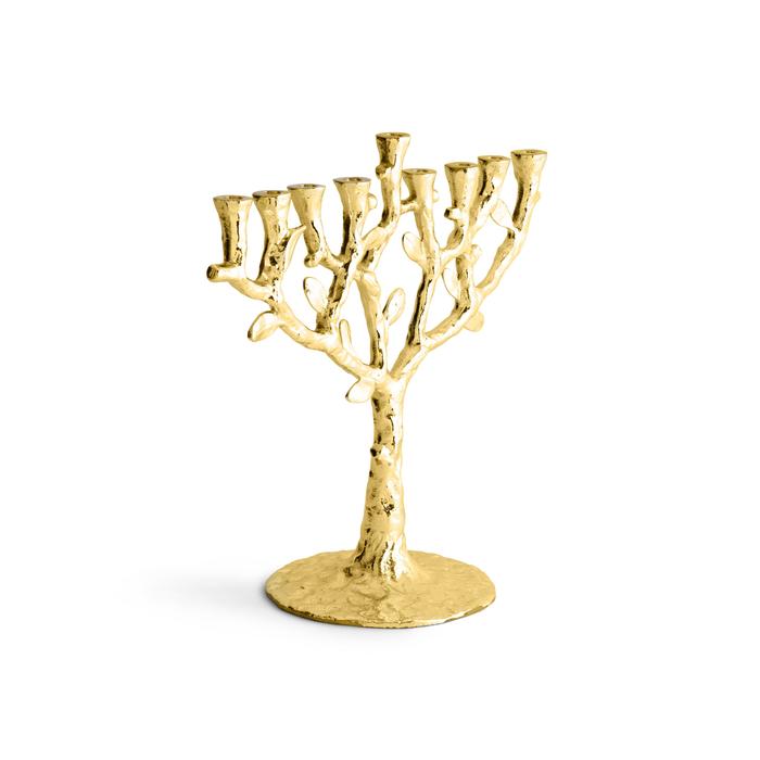 Tree of Life Menorah Gold - Michael Aram