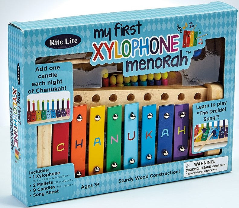 "My First Xylophone" Wood Menorah