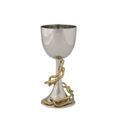 Wisteria Gold Kiddush Cup - Mitzvahland.com