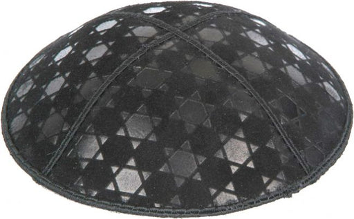 Star of David 3 Embossed Kippah