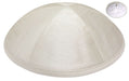 Ivory Raw Silk Kippah Kippot / Yarmulkes - Mitzvahland.com All your Judaica Needs!