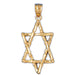 14K GOLD JEWISH CHARM - STAR OF DAVID Jewelry - Mitzvahland.com All your Judaica Needs!